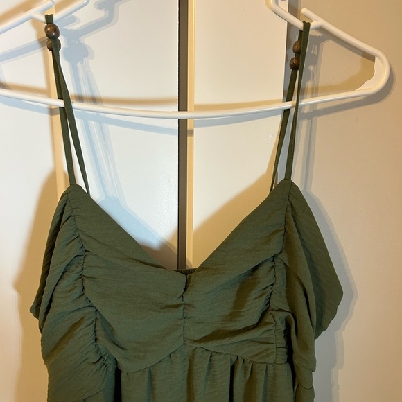 Almost Famous Olive Midi Dress - Picture 2 of 5